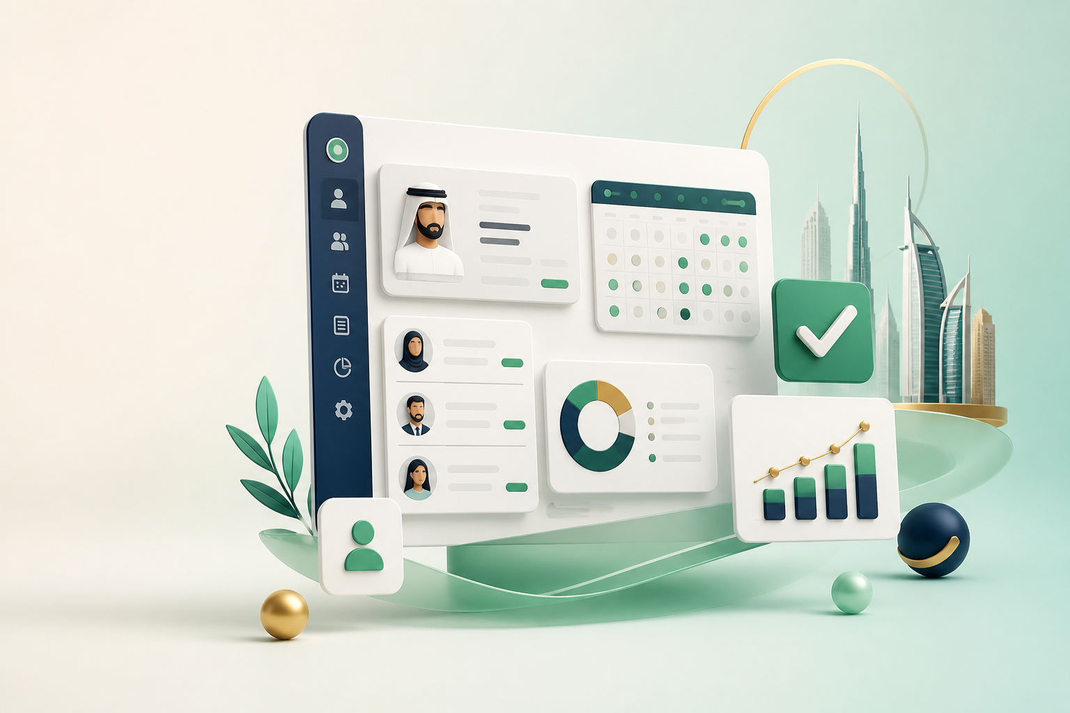 ELO HRMS dashboard for employee, attendance and payroll management